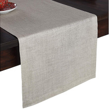 China Supplier Custom Made Faux Linen Kitchen Dinning Table Runner